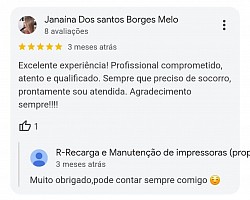 Avaliação google