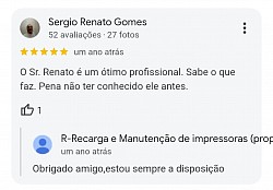 Avaliação google