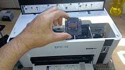 Epson M1120, troca de cabeça de impressão